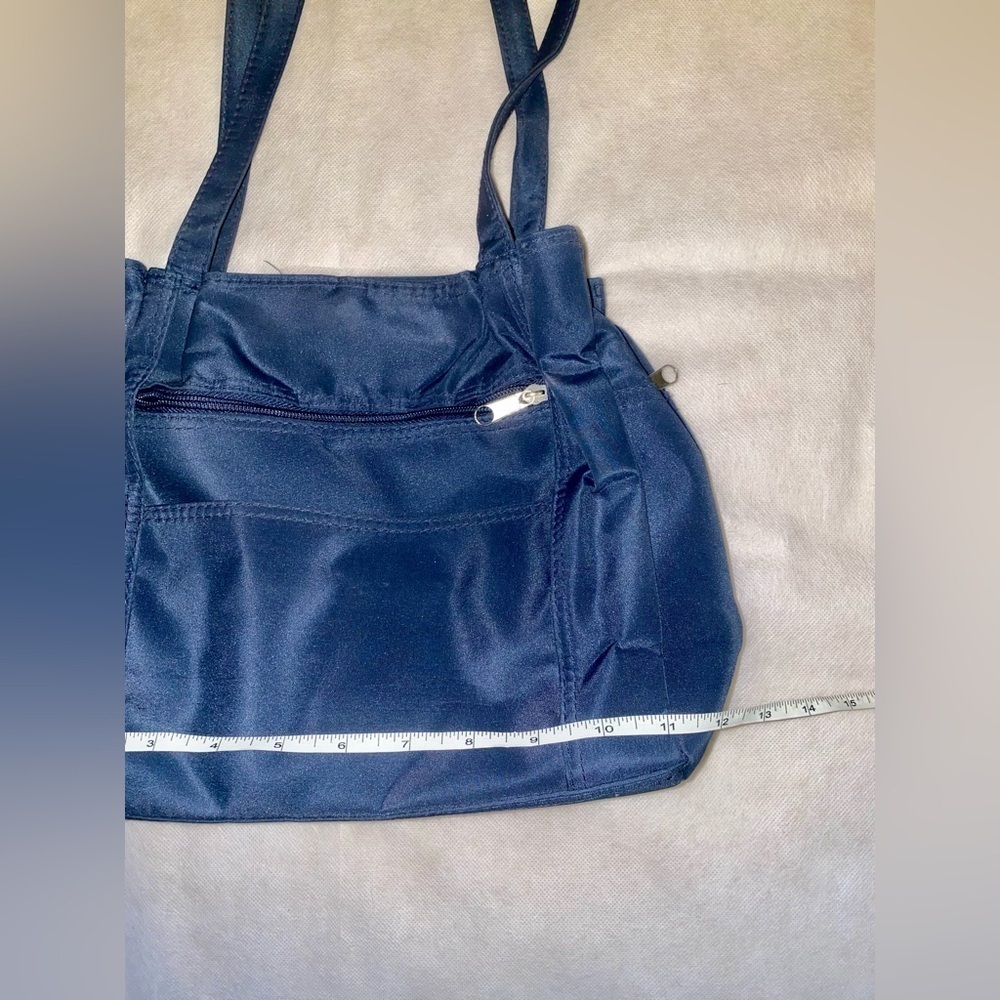 Elegant Blue Women's Shoulder Bag - Picture 2 of 4